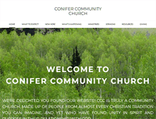 Tablet Screenshot of conifercc.org
